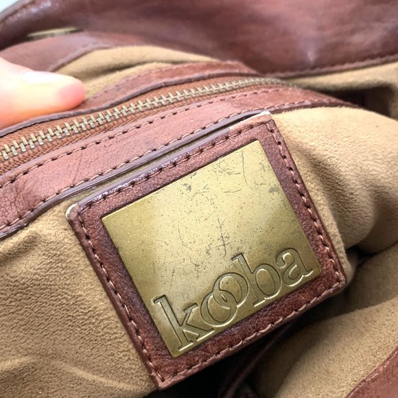 KOOBA ANNIE Brown Leather Lace Corset Messenger Bag OS - Picture 12 of 15